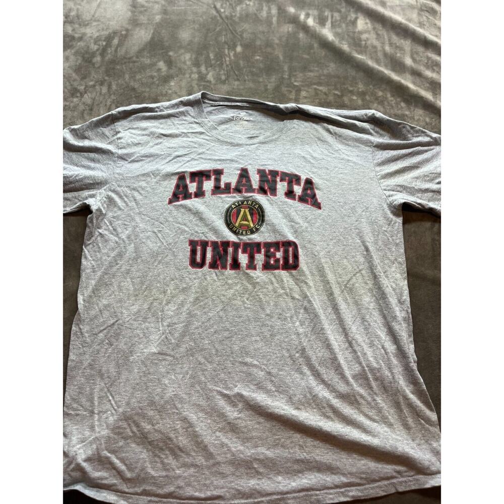Atlanta United FC MLS Fanatics Men's Short Sleeve T-Shirt‎ XL Gray